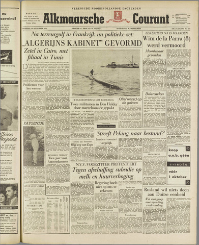 Alkmaarsche Courant 1958-09-20