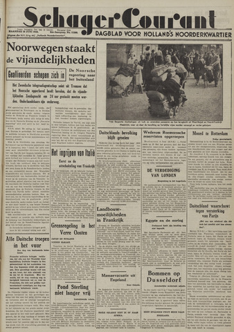 Schager Courant 1940-06-10