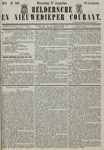 Heldersche en Nieuwedieper Courant 1873-08-27