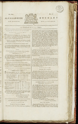 Alkmaarsche Courant 1823-09-15