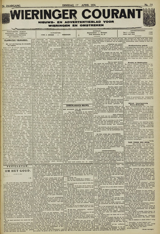 Wieringer courant 1934-04-17