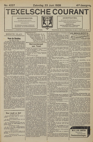 Texelsche Courant 1928-06-23