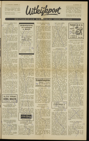 Uitkijkpost : nieuwsblad voor Heiloo e.o. 1959-01-22
