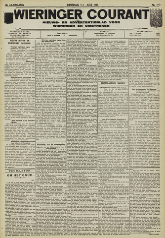 Wieringer courant 1934-07-24