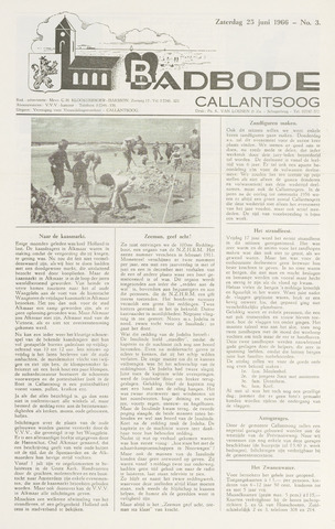 Badbode voor Callantsoog 1966-06-25