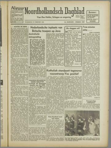 Nieuw Noordhollandsch Dagblad, editie Schagen 1946-02-27