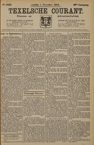 Texelsche Courant 1914-11-01