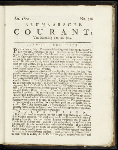 Alkmaarsche Courant 1802-07-26