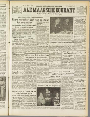 Alkmaarsche Courant 1952-02-18
