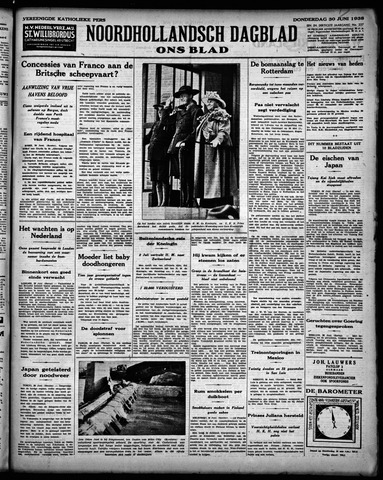 Noord-Hollandsch Dagblad : ons blad 1938-06-30
