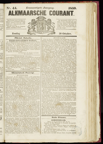 Alkmaarsche Courant 1859-10-30