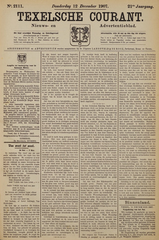 Texelsche Courant 1907-12-12