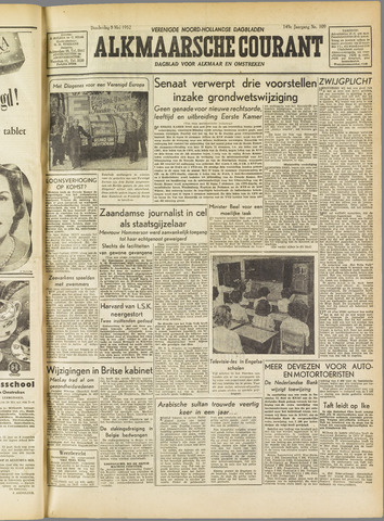 Alkmaarsche Courant 1952-05-08