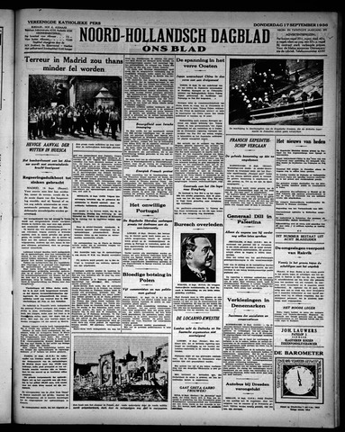 Noord-Hollandsch Dagblad : ons blad 1936-09-17