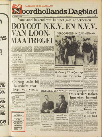 Noordhollands Dagblad : dagblad voor Alkmaar en omgeving 1970-12-09