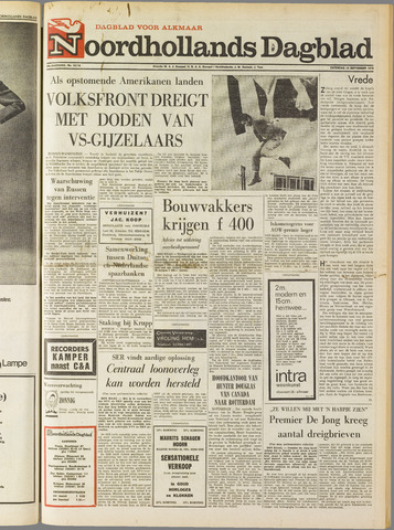 Noordhollands Dagblad : dagblad voor Alkmaar en omgeving 1970-09-19