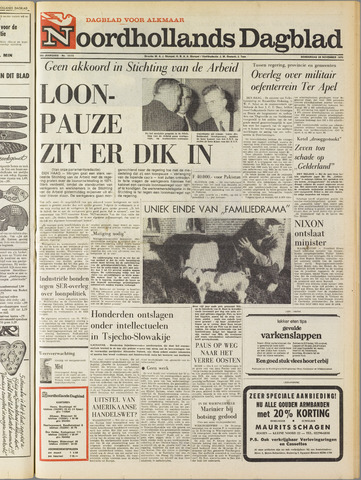 Noordhollands Dagblad : dagblad voor Alkmaar en omgeving 1970-11-26