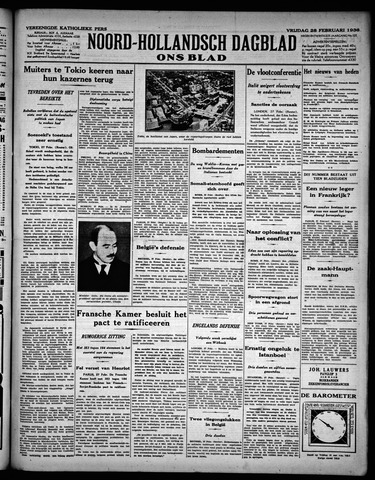 Noord-Hollandsch Dagblad : ons blad 1936-02-28