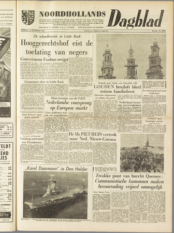 Noordhollands Dagblad : dagblad voor Alkmaar en omgeving 1958-09-13