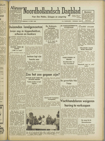 Nieuw Noordhollandsch Dagblad, editie Schagen 1946-06-18