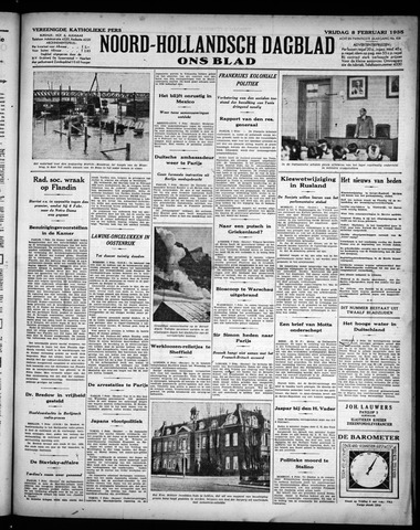 Noord-Hollandsch Dagblad : ons blad 1935-02-08