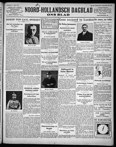 Noord-Hollandsch Dagblad : ons blad 1932-06-11