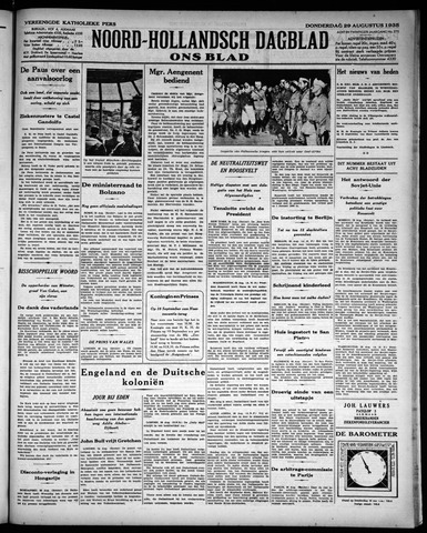 Noord-Hollandsch Dagblad : ons blad 1935-08-29