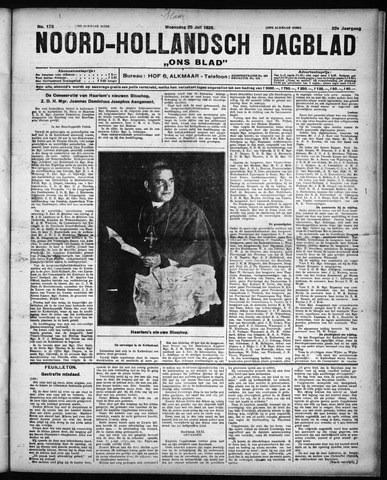 Noord-Hollandsch Dagblad : ons blad 1928-07-25
