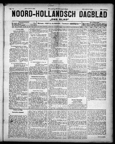 Noord-Hollandsch Dagblad : ons blad 1928-02-29