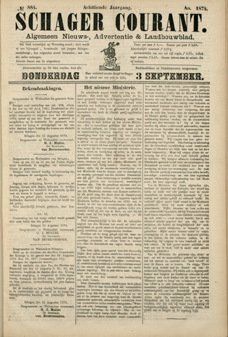 Schager Courant 1874-09-03