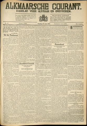 Alkmaarsche Courant 1932-06-24