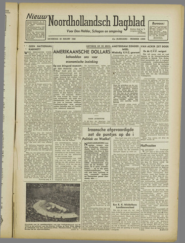 Nieuw Noordhollandsch Dagblad, editie Schagen 1946-03-30