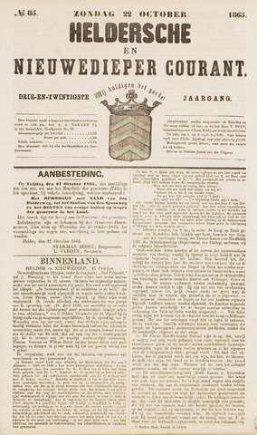 Heldersche en Nieuwedieper Courant 1865-10-22