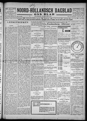 Noord-Hollandsch Dagblad : ons blad 1931-01-10
