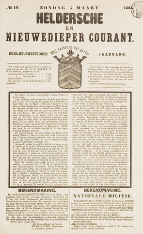 Heldersche en Nieuwedieper Courant 1865-03-05