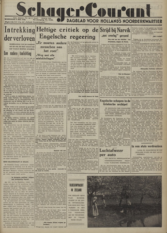 Schager Courant 1940-05-08
