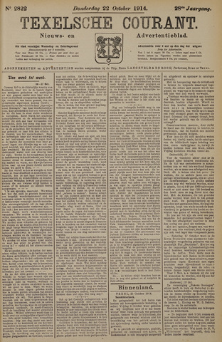 Texelsche Courant 1914-10-22