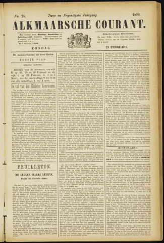 Alkmaarsche Courant 1890-02-23