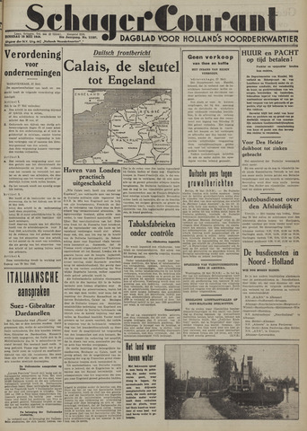 Schager Courant 1940-05-28