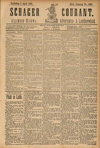 Schager Courant 1898-04-07