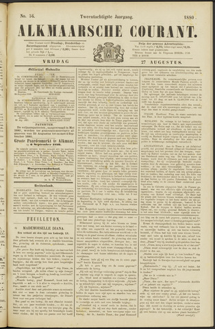 Alkmaarsche Courant 1880-08-27