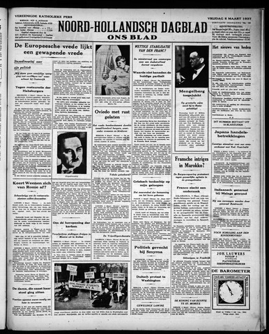 Noord-Hollandsch Dagblad : ons blad 1937-03-05
