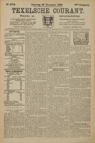Texelsche Courant 1923-12-29