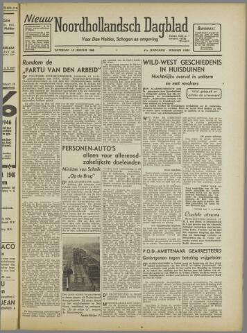 Nieuw Noordhollandsch Dagblad, editie Schagen 1946-01-12