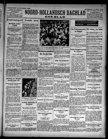 Noord-Hollandsch Dagblad : ons blad 1936-06-13