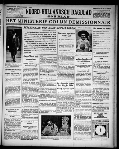 Noord-Hollandsch Dagblad : ons blad 1935-07-26