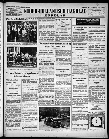 Noord-Hollandsch Dagblad : ons blad 1937-08-07