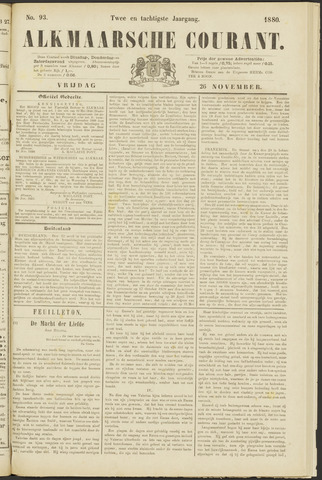 Alkmaarsche Courant 1880-11-26