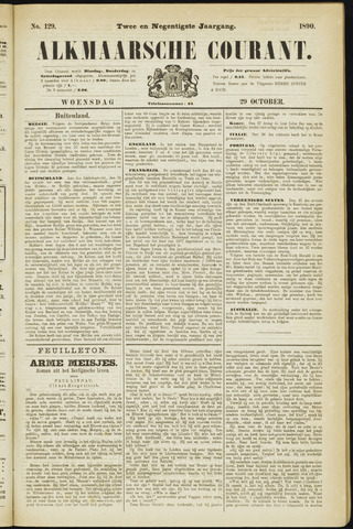 Alkmaarsche Courant 1890-10-29