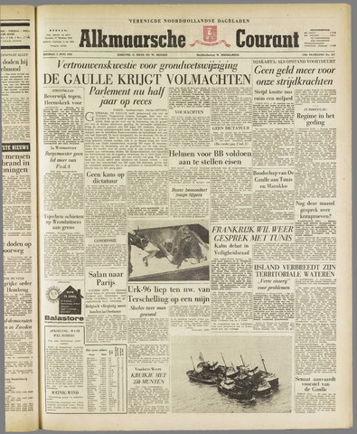 Alkmaarsche Courant 1958-06-03